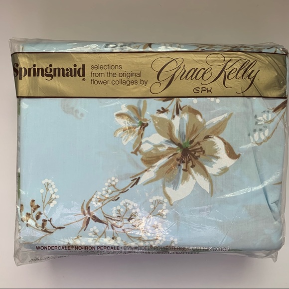 Vintage rare and collectible 1978 king sheet set designed by Grace Kelly - NWT - Picture 3 of 6